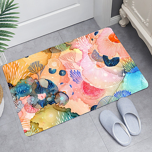 

Bathroom Bath Mats Novelty Absorbent Bathroom Rug Nonwoven New Design