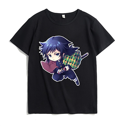 

Inspired by Demon Slayer Cosplay Cosplay Costume T-shirt Microfiber Graphic Prints Printing T-shirt For Women's / Men's
