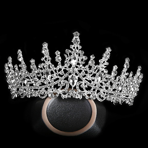 

Wedding Alloy Tiaras with Metal 1 Piece Wedding / Party / Evening Headpiece