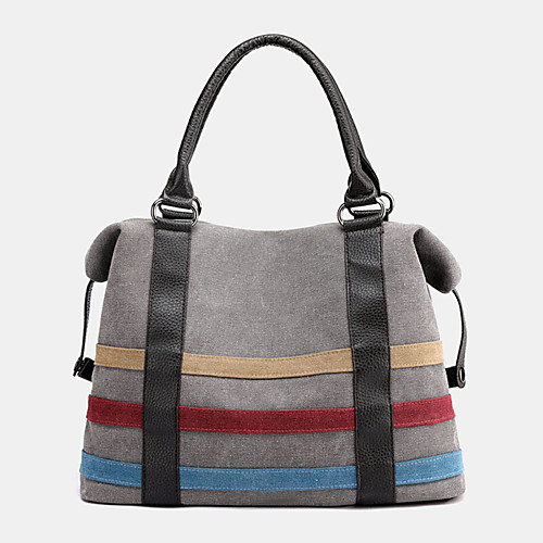 

women patchwork canvas handbag crossbody bag