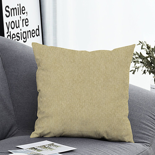 

1 pcs Polyester Pillow Cover & Insert Simple Classic Square Zipper Polyester Traditional Classic