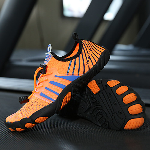 

Men's Sandals Casual Beach Daily Water Shoes Upstream Shoes Elastic Fabric Breathable Non-slipping Wear Proof Dark Grey Black Orange Summer