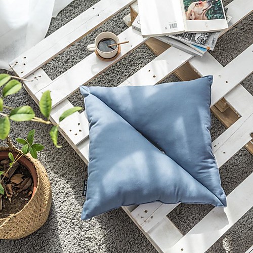 

1 pcs Synthetic Pillow Cover & Insert Luxury Modern Square Zipper Microfiber Traditional Classic