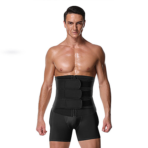 

topmelon fitness three-belt buckle velcro for men and women waist trainer waist belt q015