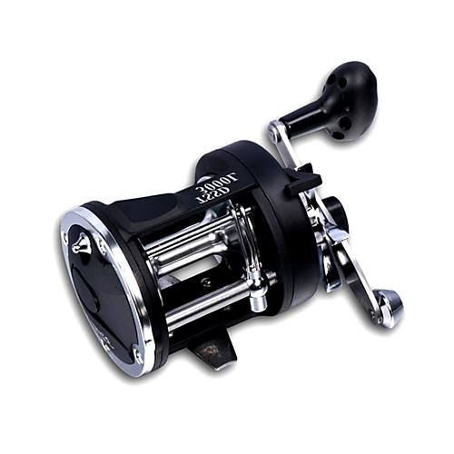 

Fishing Reel Drum Reel 3.8:1 Gear Ratio 3 Ball Bearings for Sea Fishing / Trolling & Boat Fishing