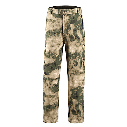 

Men's Softshell Pants Hunting Pants Waterproof Windproof Ventilation Wearproof Fall Spring Summer Camo / Camouflage for Jungle camouflage CP camouflage ACU camouflage S M L XL XXL