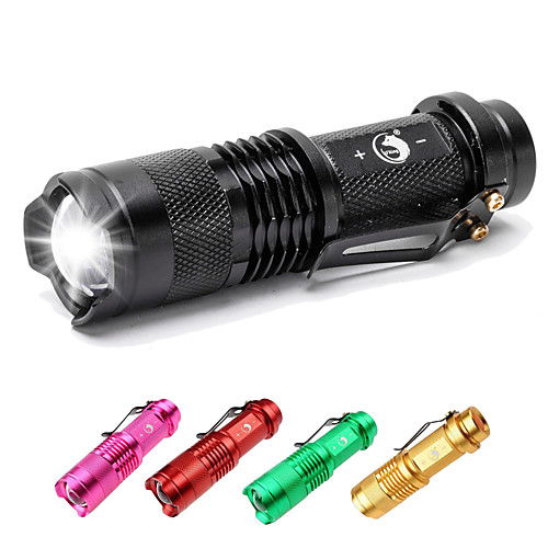 

SK68 LED Flashlights / Torch Waterproof Zoomable 2000 lm LED LED 1 Emitters 1 Mode Waterproof Zoomable Adjustable Focus Impact Resistant Strike Bezel Clip Camping / Hiking / Caving Everyday Use