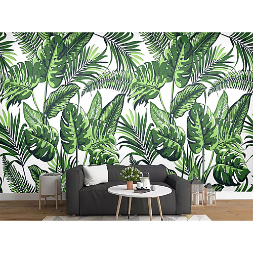 

Botanical Art Deco Pattern Home Decoration Classic Modern Wall Covering, Canvas Material Adhesive required Wallpaper Mural Wall Cloth, Room Wallcovering