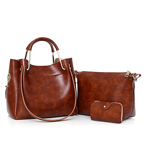 

3 pcs women elegant shoulder bag handbag tote bags