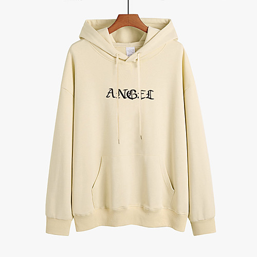 

Women's Pullover Hoodie Sweatshirt Graphic Print Daily Other Prints Streetwear Hoodies Sweatshirts White Black Purple