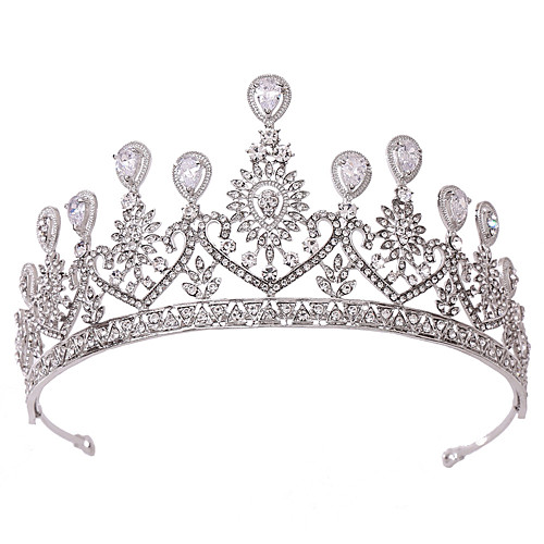 

Wedding Alloy Tiaras with Metal 1 Piece Wedding / Party / Evening Headpiece