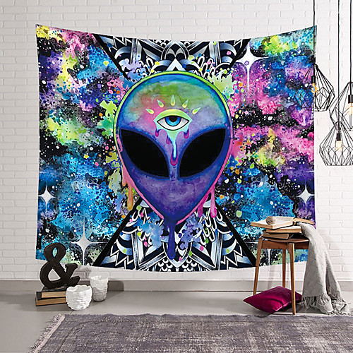 

Trippy Alien By Brizbazaar Tapestry Hippie Wall Carpet Room Trippy Tapestry Wall Hanging Watercolor Witchcraft Tapiz