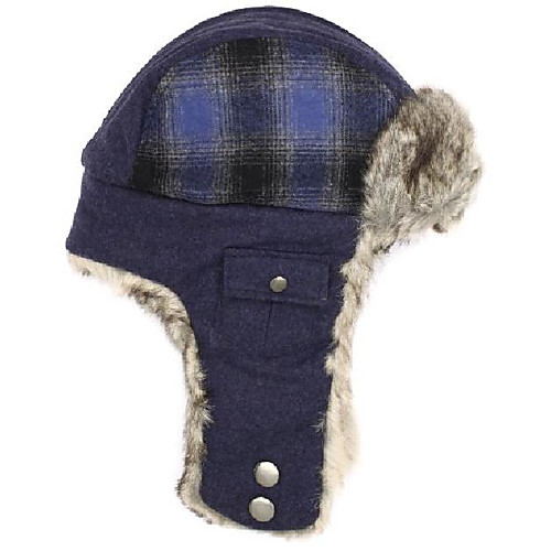 

Men's Patchwork Arctic Trapper, Blue/Charcoal Ombre, Large/X-Large