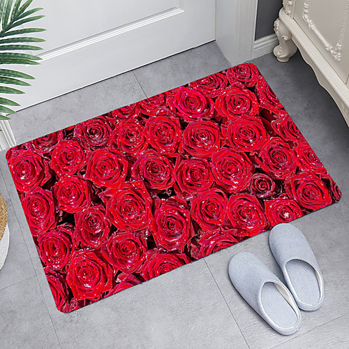 

Bathroom Bath Mats Novelty Absorbent Bathroom Rug Nonwoven New Design