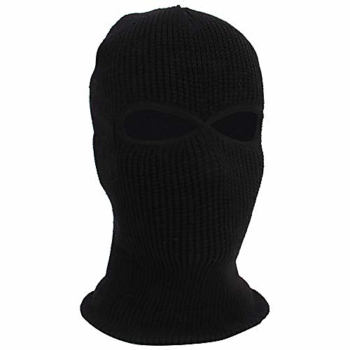 

Winter Knitted Mask 3-Hole / 2-Hole Outdoor Warm Windproof Full Face Cover Mask Outdoor Sports Ski Balaclava Cap