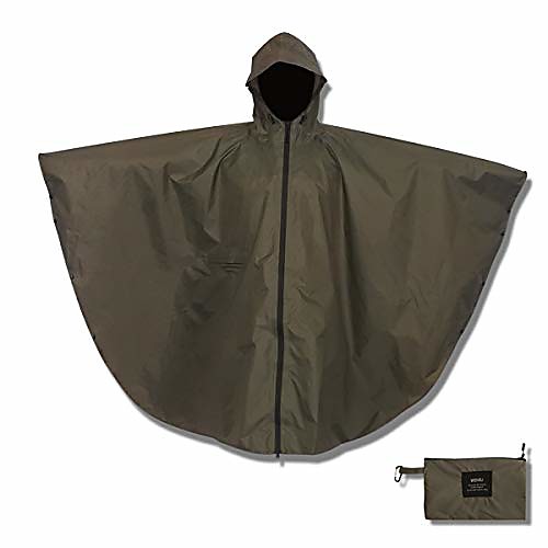 

Women's Waterproof Hiking Jacket Rain Jacket Outdoor Lightweight Windproof Breathable Quick Dry Raincoat Top Fishing Climbing Camping / Hiking / Caving Black Blue khaki Army Green Gray