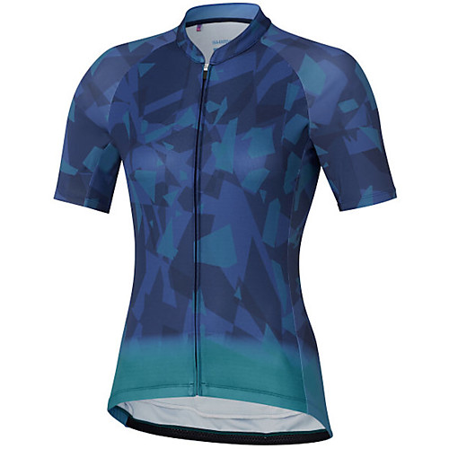 

Women's Short Sleeve Cycling Jersey Blue Bike Top Mountain Bike MTB Road Bike Cycling Breathable Quick Dry Sports Clothing Apparel / Stretchy / Athleisure