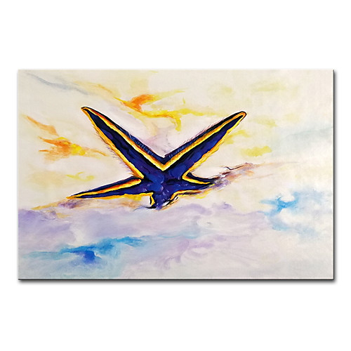 

100% Hand-Painted Contemporary Art Oil Painting On Canvas Modern Paintings Home Interior Decor Abstract Starfish Art Painting Large Canvas Art(Rolled Canvas without Frame)
