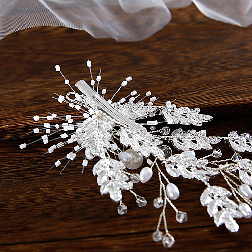 

Sweet Party Alloy Headpiece with Rhinestone / Pearl 1 Pair Wedding / Birthday Headpiece