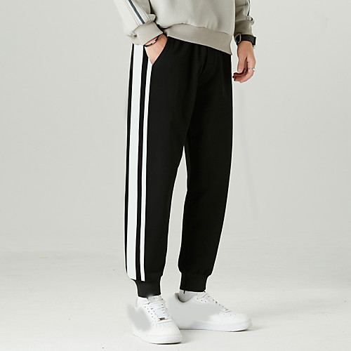 

Men's Sweatpants Jogger Pants Color Block Drawstring Collarless Color Block Sport Athleisure Pants / Trousers Bottoms Sleeveless Breathable Moisture Wicking Sweat Out Comfortable Everyday Use Street