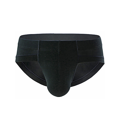 

Men's 1 Piece Basic Briefs Underwear - Normal Low Waist Light Blue White Black M L XL