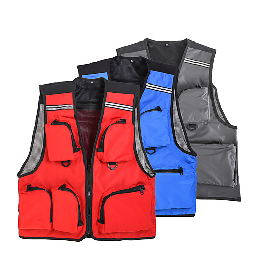 

Men's Fishing Vest Lightweight Quick Dry Multi-Pockets Vest / Gilet Sports & Outdoor Camping & Hiking Traveling
