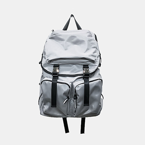 

men nylon sport outdoor large capacity multi-pocket backpack