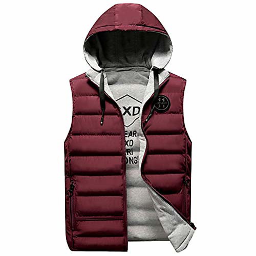 

Men's Hiking Vest / Gilet Fishing Vest Winter Outdoor Lightweight Windproof Breathable Quick Dry Vest / Gilet Top Fishing Climbing Camping / Hiking / Caving Wine ArmyGreen Black khaki Navy Blue