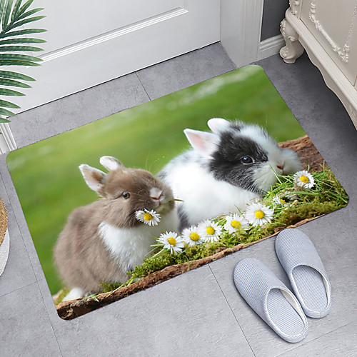 

Bathroom Bath Mats Novelty Absorbent Bathroom Rug Nonwoven New Design