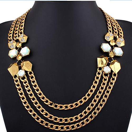 

Women's Choker Necklace Long Necklace Tassel Precious Vintage Gold Plated Chrome Gold 60 cm Necklace Jewelry For Christmas Halloween Party Evening Street Gift