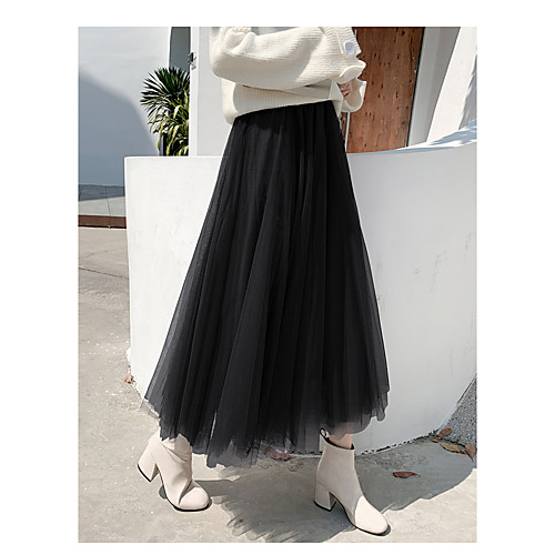 

Women's Birthday Day Clutches Beach Elegant Glamour Skirts Solid Color Pure Color Floral Almond Pink Black