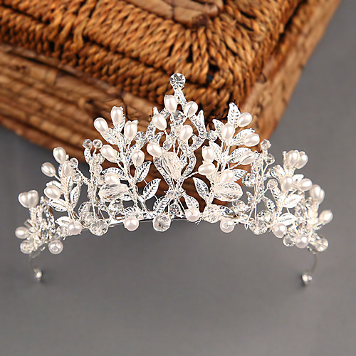

Wedding Alloy Tiaras with Metal 1 Piece Wedding / Party / Evening Headpiece