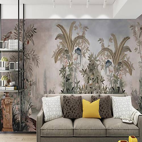 

Art Deco Tree Landscape Home Decoration Modern Wall Covering, Vinylal Material Self adhesive Wallpaper Mural Wall Cloth, Room Wallcovering