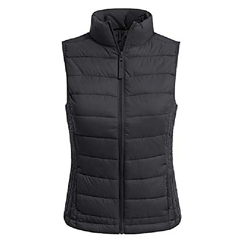 

Men's Sports Puffer Jacket Hiking Vest / Gilet Outdoor Down Jacket Winter Outdoor Solid Color Thermal Warm Packable Lightweight Breathable Top Hunting Fishing Climbing Black Blue