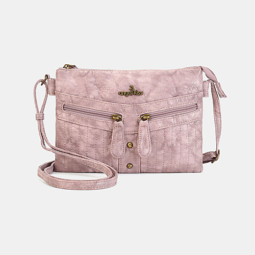 

women waterproof hardware multi-pocket anti-theft crossbody bag shoulder bag