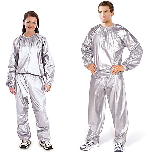 

gym workout thermo 2-piece sauna detox suit - keep heat in to promote sweat (male)