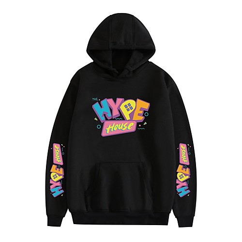 

Men's Pullover Hoodie Sweatshirt Graphic Letter Print Daily Holiday 3D Print Active Casual Hoodies Sweatshirts White Black Red