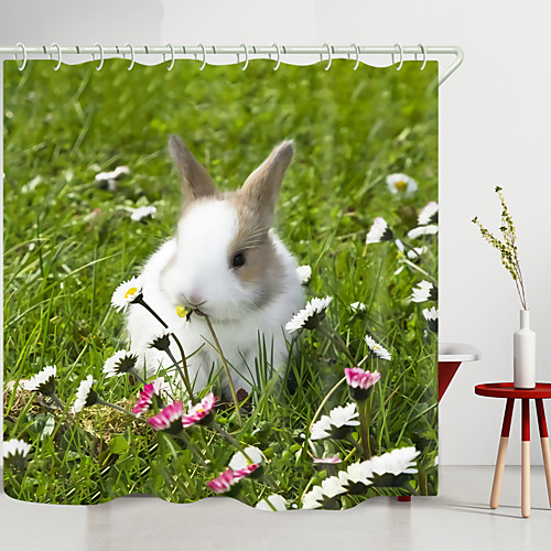 

Shower Curtains & Hooks Modern Polyester New Design