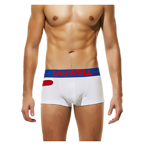 

Men's 1 Piece Basic Boxers Underwear / Briefs Underwear - Normal Mid Waist White Black Light gray M L XL