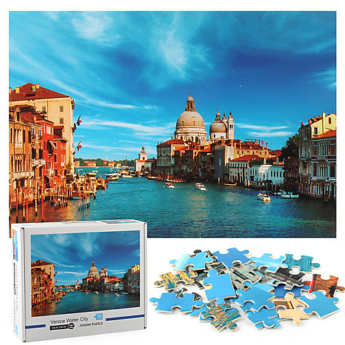

1000 pieces jigsaw puzzle water city venice puzzle adult children decompression educational toys