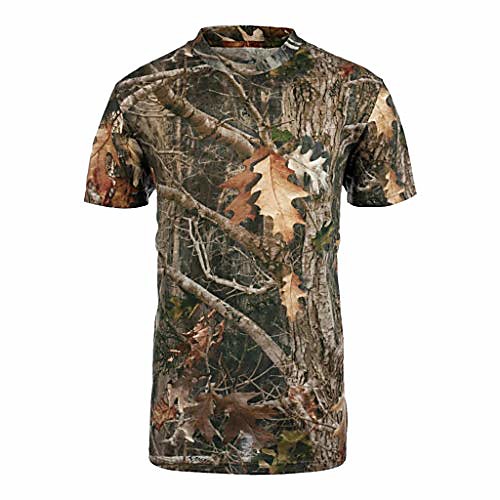 

TrueTimber Camo Men's Poly Cotton Short Sleeve Shirt, Kanati, Medium
