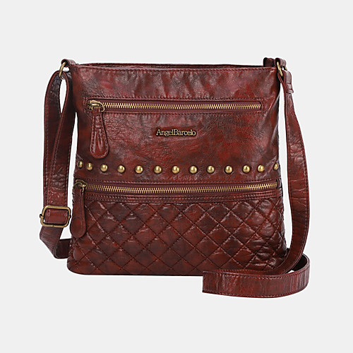 

women argyle waterproof hardware anti-theft crossbody bag shoulder bag
