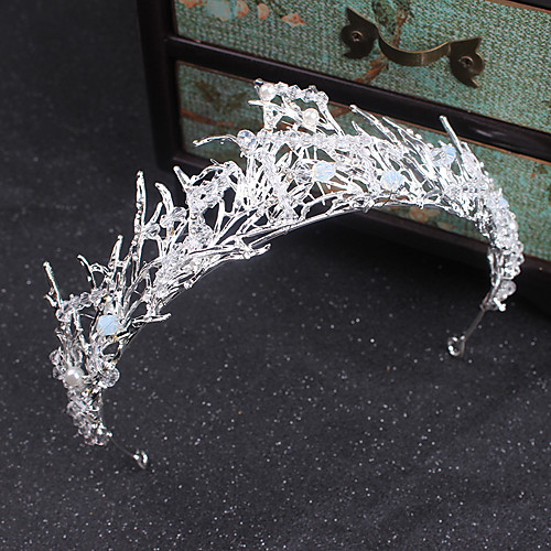 

Wedding Alloy Tiaras with Metal 1 Piece Wedding / Party / Evening Headpiece