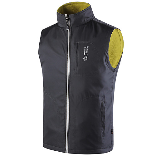 

Men's Hiking Vest / Gilet Fishing Vest Hiking Fleece Jacket Winter Outdoor Lightweight Windproof Breathable Quick Dry Vest / Gilet Top Fleece Fishing Climbing Camping / Hiking / Caving Black Blue Gray