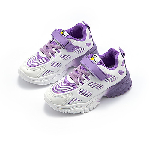 

Boys' Girls' Trainers Athletic Shoes Comfort Mesh Little Kids(4-7ys) Big Kids(7years ) Daily Walking Shoes Black Purple Pink Fall Spring