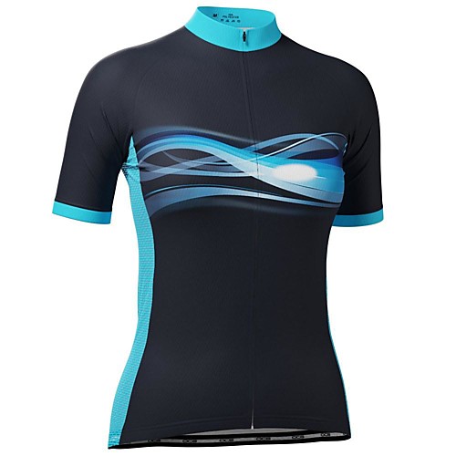 

21Grams Women's Short Sleeve Cycling Jersey Black Bike Top Mountain Bike MTB Road Bike Cycling Breathable Quick Dry Sports Clothing Apparel / Stretchy / Athleisure