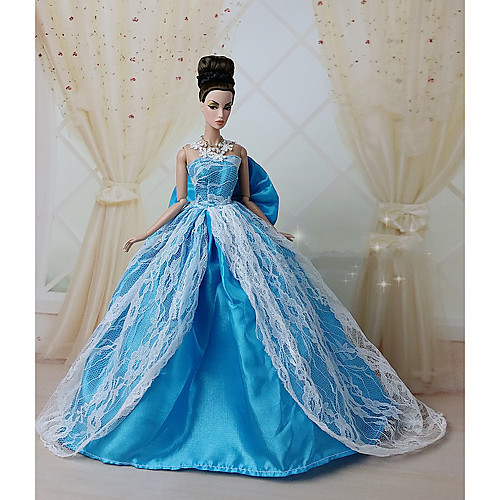 

Doll accessories Doll Clothes Doll Dress Wedding Dress Party / Evening Wedding Ball Gown Tulle Lace Polyester For 11.5 Inch Doll Handmade Toy for Girl's Birthday Gifts Doll Not Included / Kids