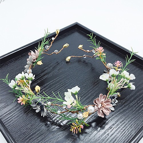 

Sweet Fabrics Headpiece with Flower 1 pc Wedding Headpiece