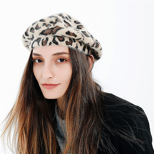 

Stylish Retro Tweed Fascinators with Leopard Print 1 pc Daily Wear / Birthday Headpiece