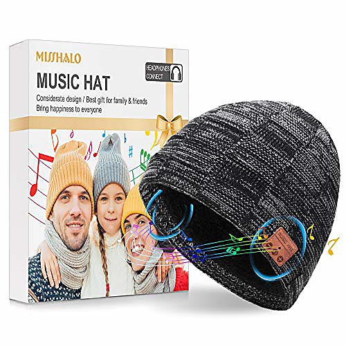 

Unisex Wireless Bluetooth Beanie Hat V5.0 Outdoor Music Winter Hat